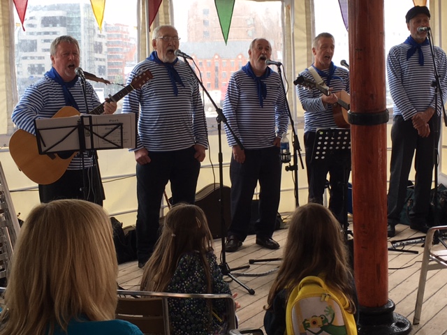 Folk on the Boat 9 July